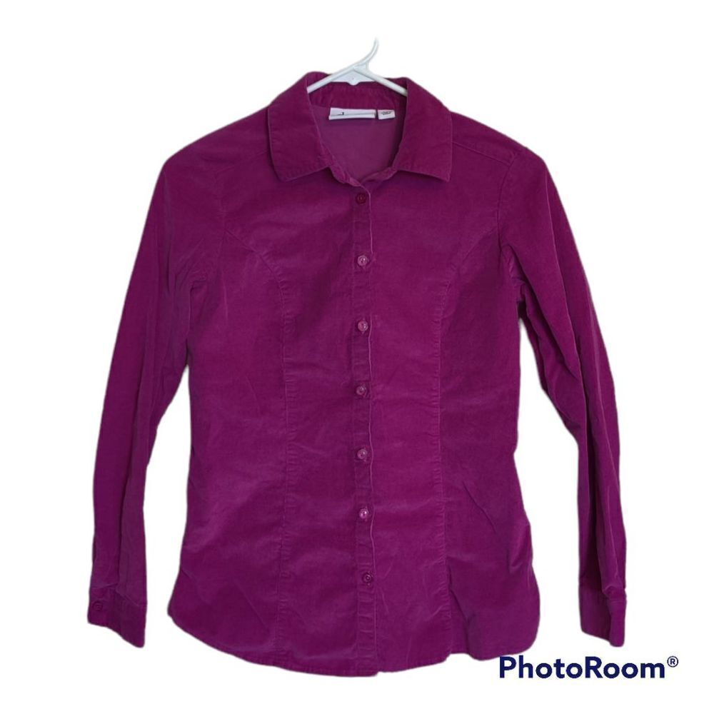 Denim & Company Corduroy Button Down Top